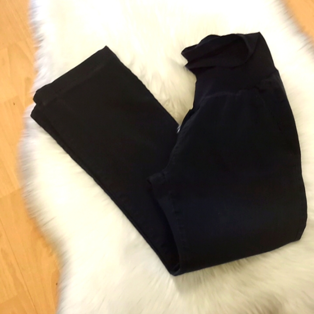 Indigo Blue  Maternity Boot Cut Pants-#1157
